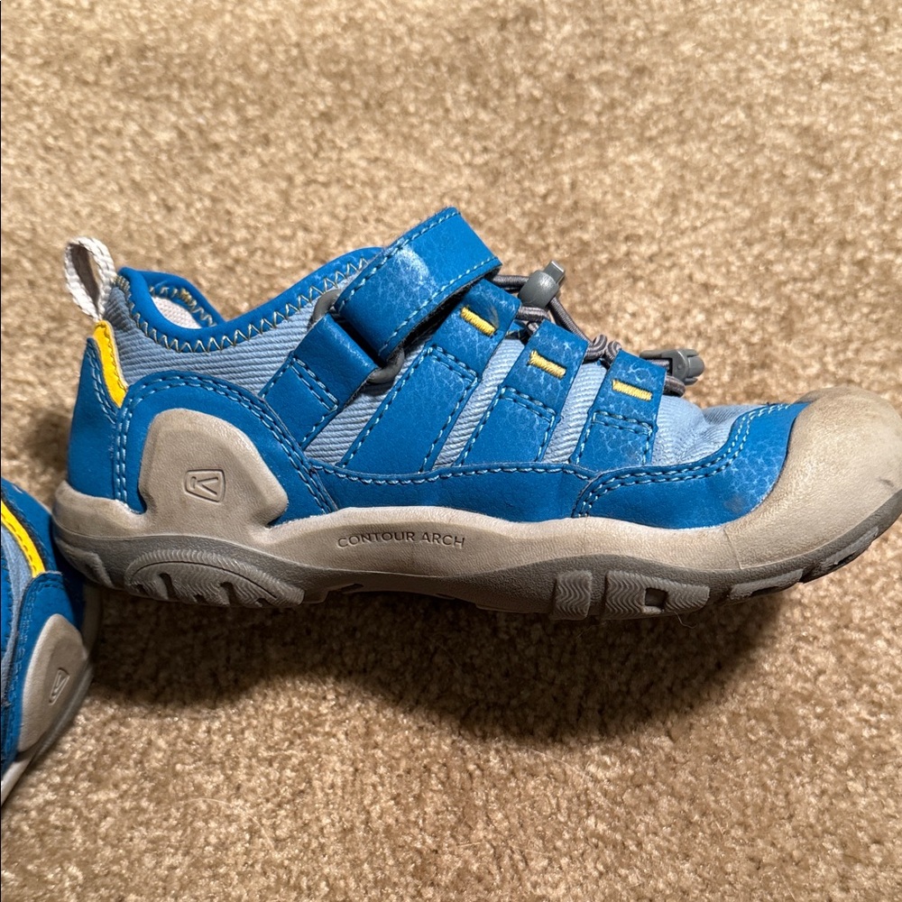 Keen Kids Blue and Yellow Sneakers - Picture 6 of 10